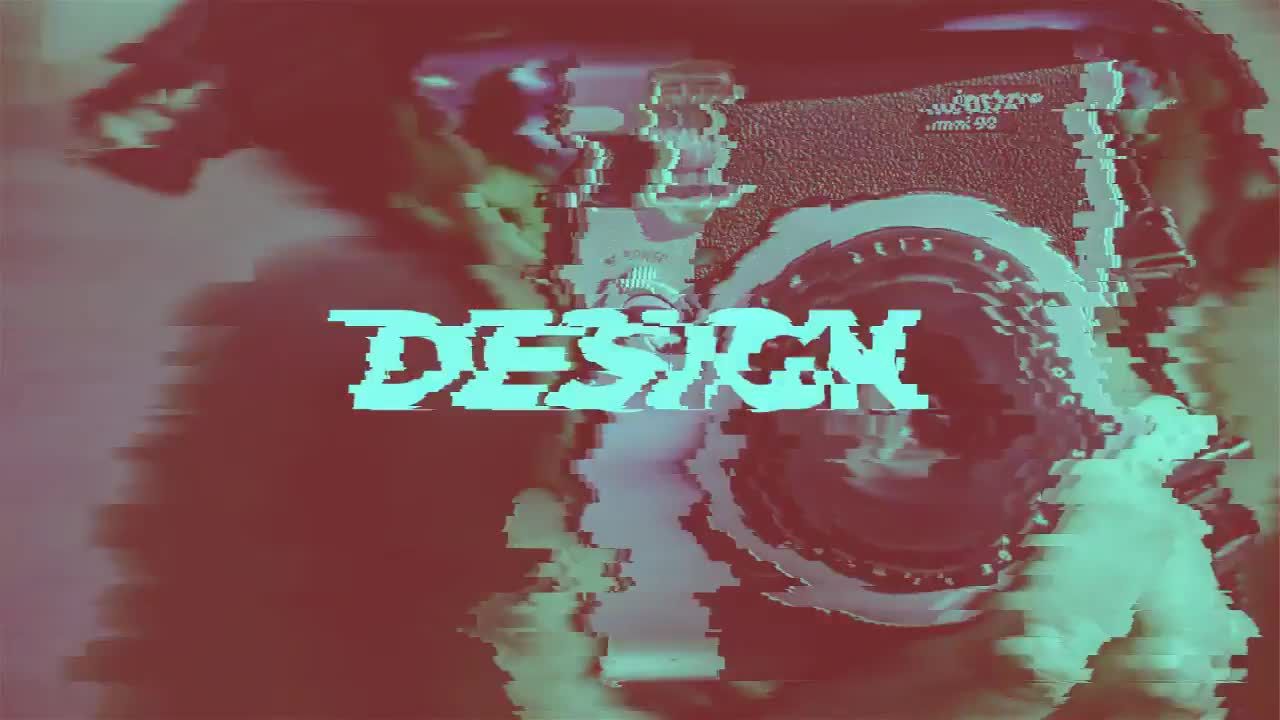 快速扭曲时尚造型过渡素材库精选AE模板Distort Slideshow