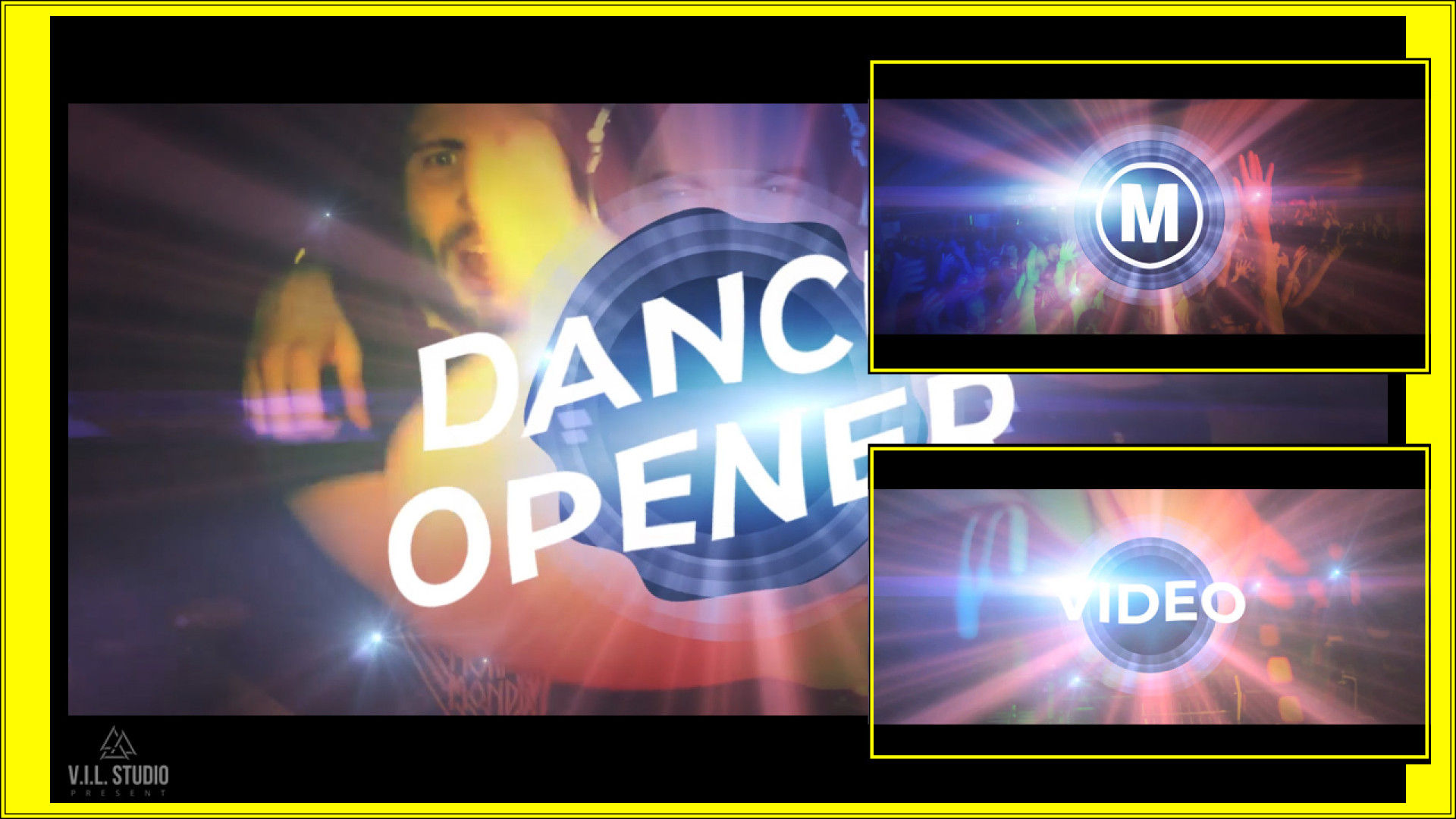 现代设计风格的舞会广告文本动画素材库推荐PR模板