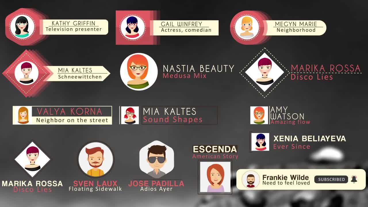 明亮动态的动画素材库精选AE模板