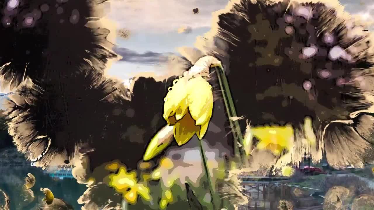 时尚动画墨水幻灯片素材库精选AE模板