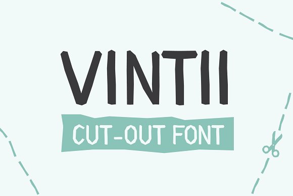 Vintii font素材之家精选英文字体