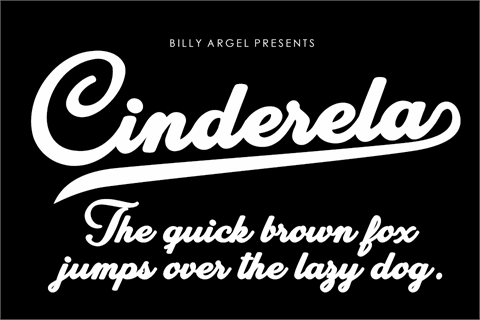 Cinderela Personal Use font素材之家精选英文字体