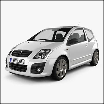 雪铁龙汽车C2 2008 素材之家精选3D模型