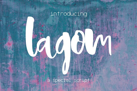 Lagom Font素材之家精选英文字体