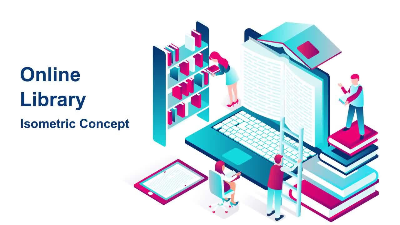 很棒的在线图书馆动画素材库精选AE模板