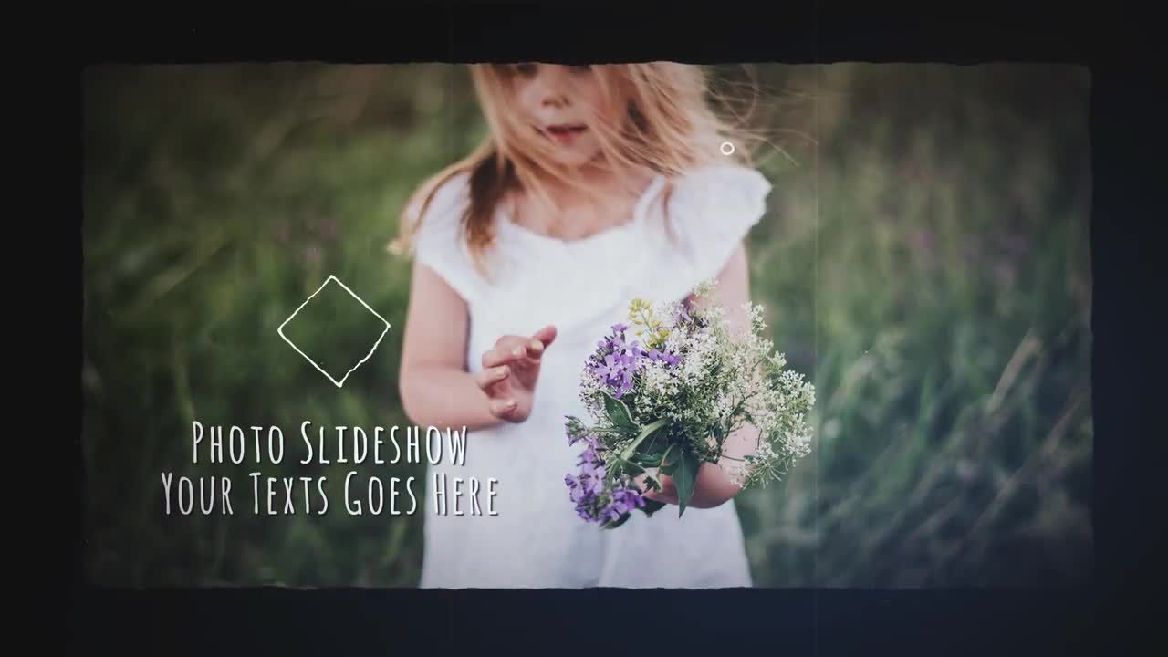 漂亮优雅可爱照片幻灯片素材库精选PR模板