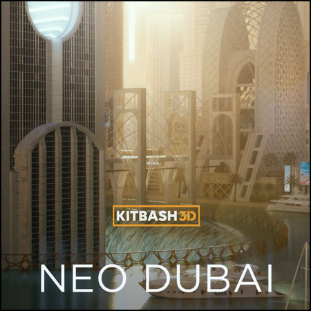 新迪拜城市高楼建筑交通设施素材之家精选3D模型