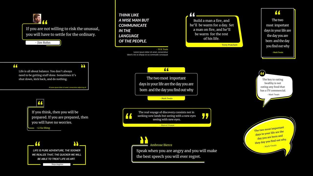 12款专业独特的动态全屏标题素材库精选AE模板