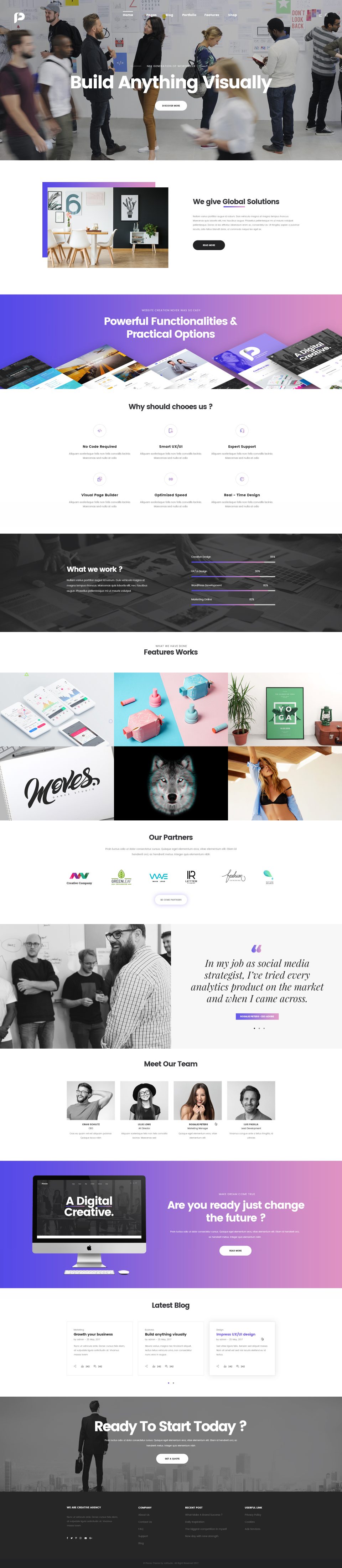 高质量网站全套 PSD 模板素材库精选 Pisces-Multi Concept PSD Template插图(46)