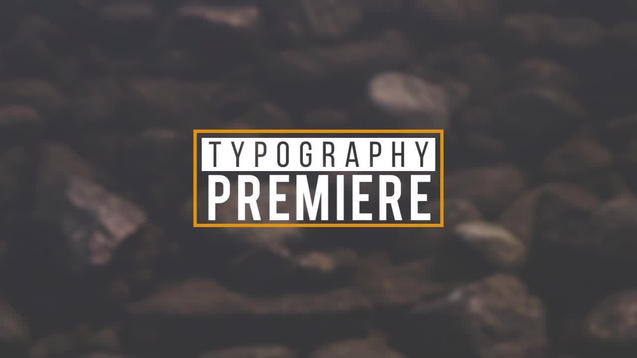 10个独特设计的动画标题素材库推荐Pr模板