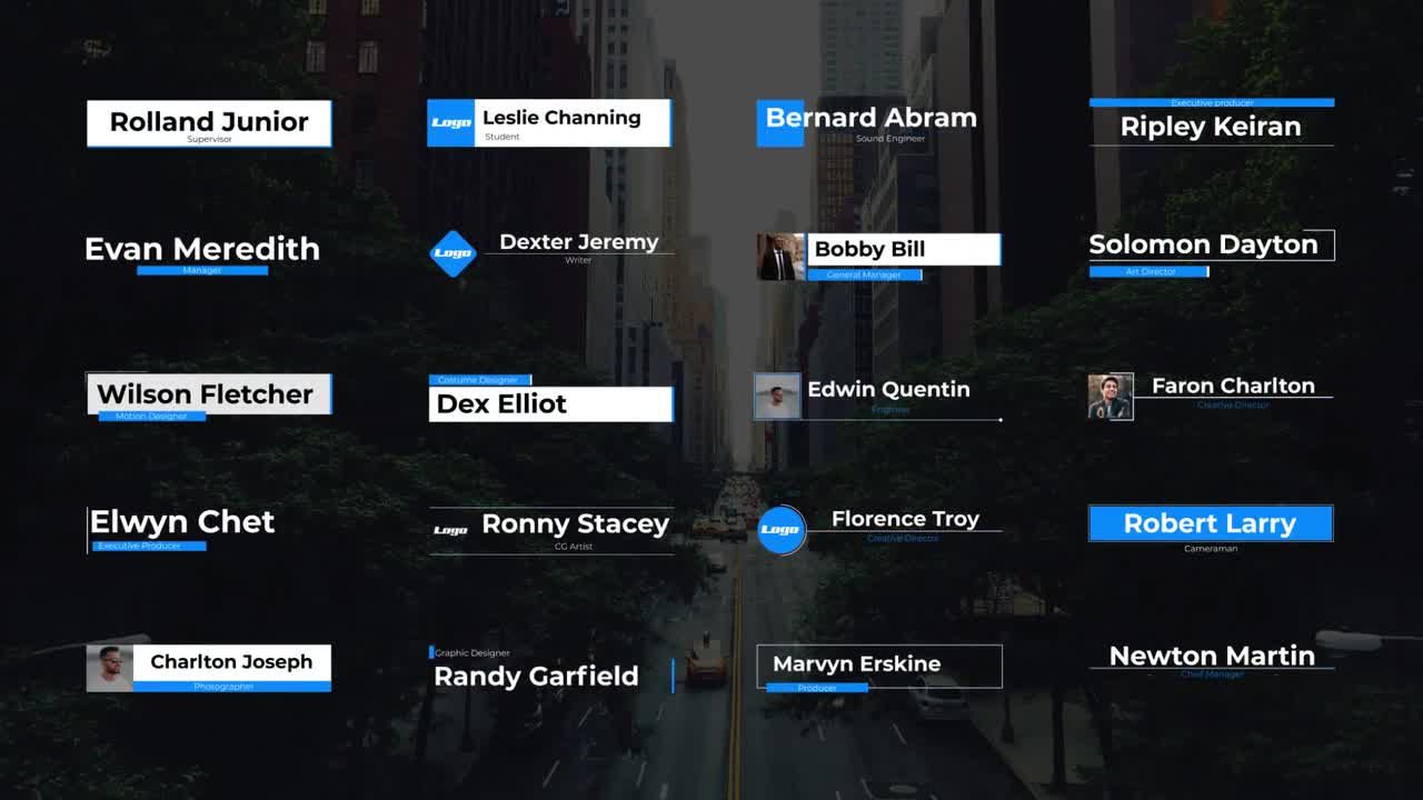 20个下三分之一现代企业标题素材库精选AE模板