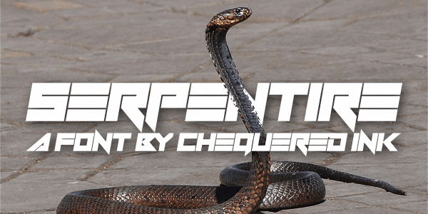Serpentire font插图 Serpentire font插图