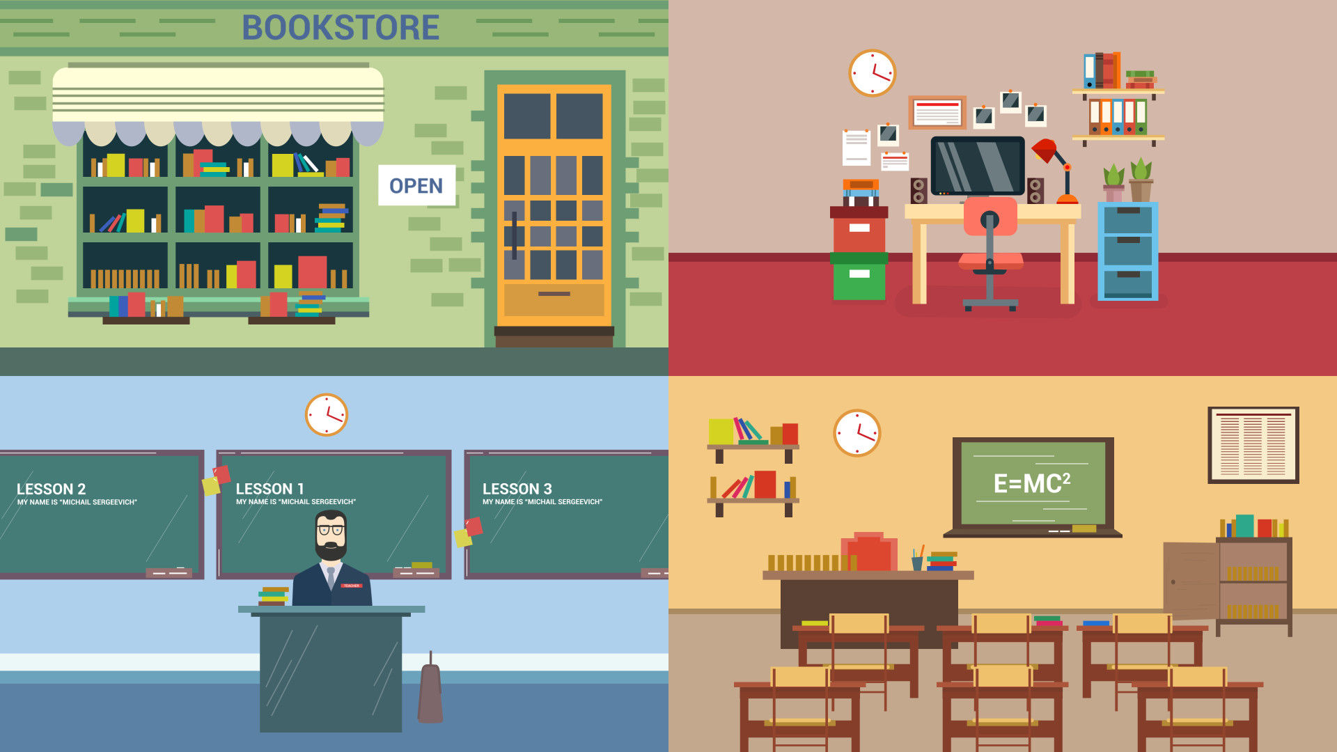 10种企业信息数据图表展示素材库精选AE模板