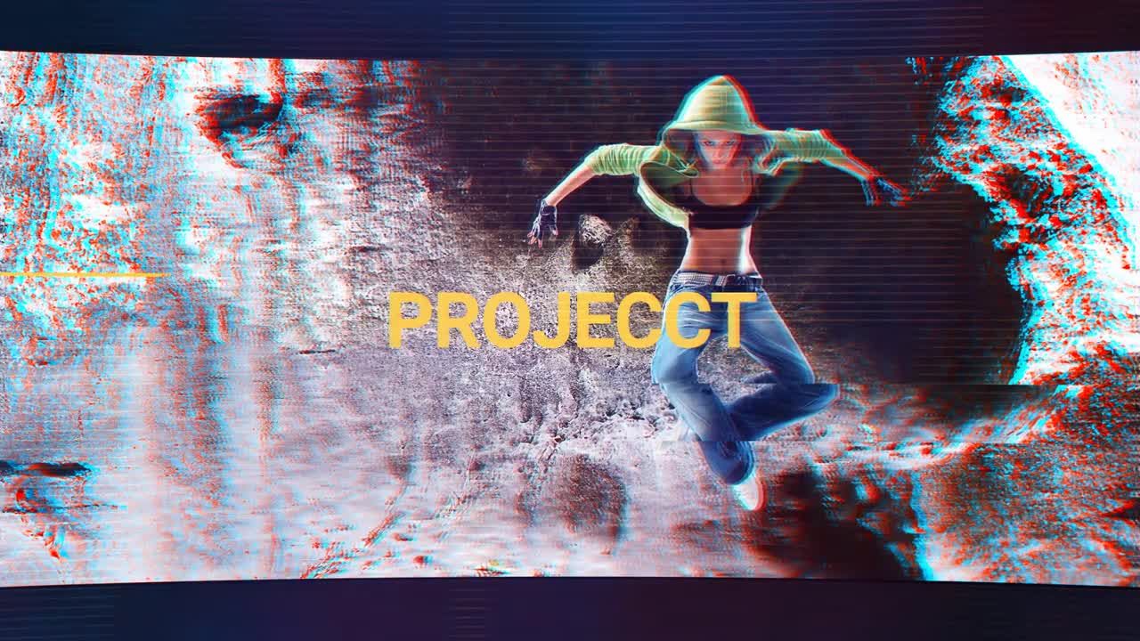 干净活力灵活照片展示素材库精选AE模板