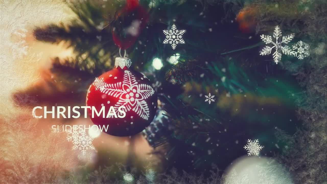 冬季幻灯片开场素材库精选AE模板