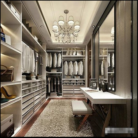 更衣室衣柜内部室内场景素材之家精选3D模型