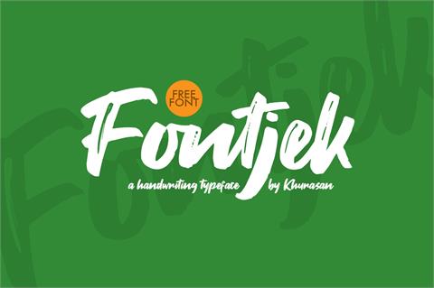 Fontjek font素材之家精选英文字体