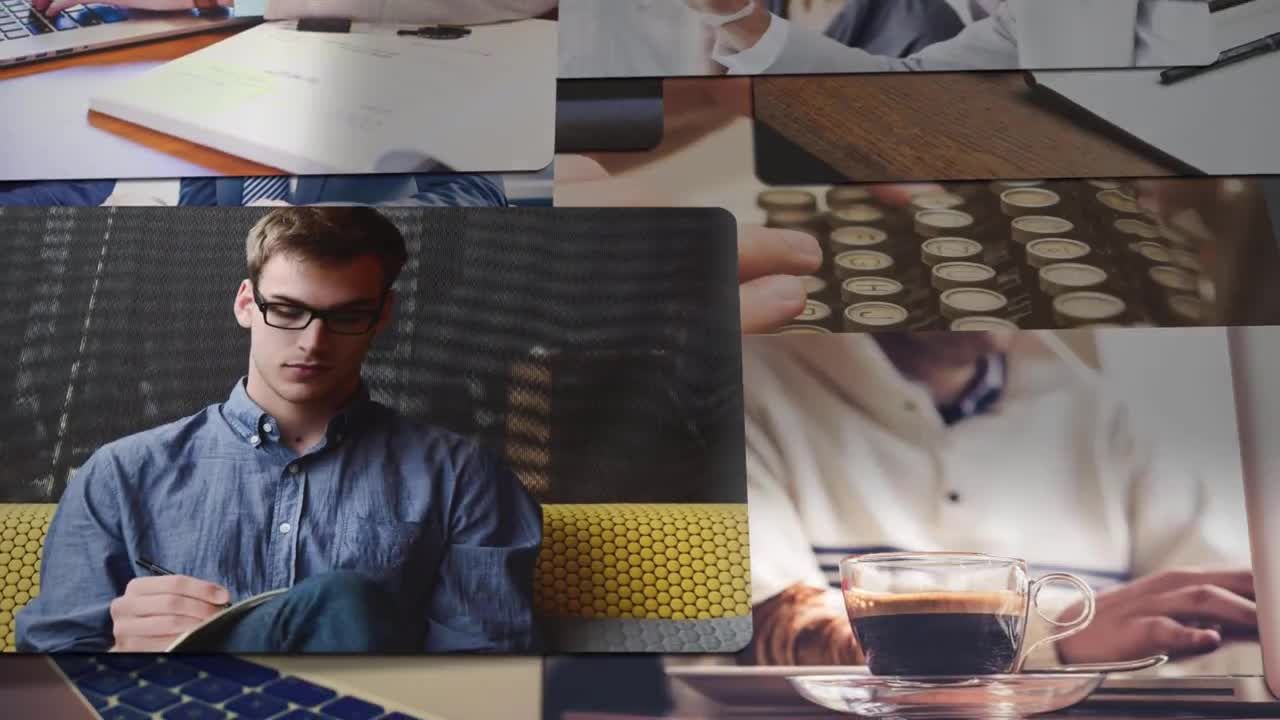 企业视频徽标展示素材库精选AE模板