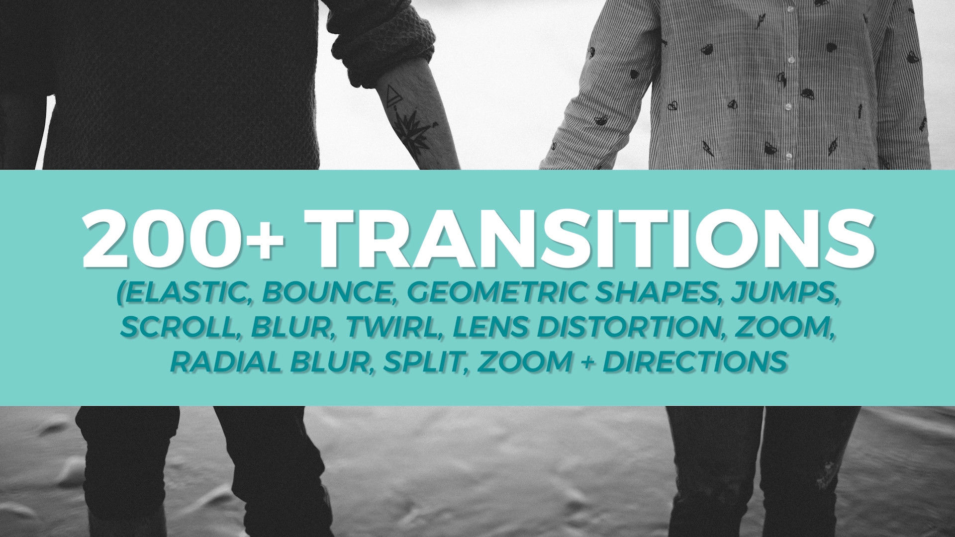 200多个转场动画素材库推荐PR模板