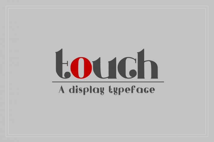 Touch Font素材之家精选英文字体