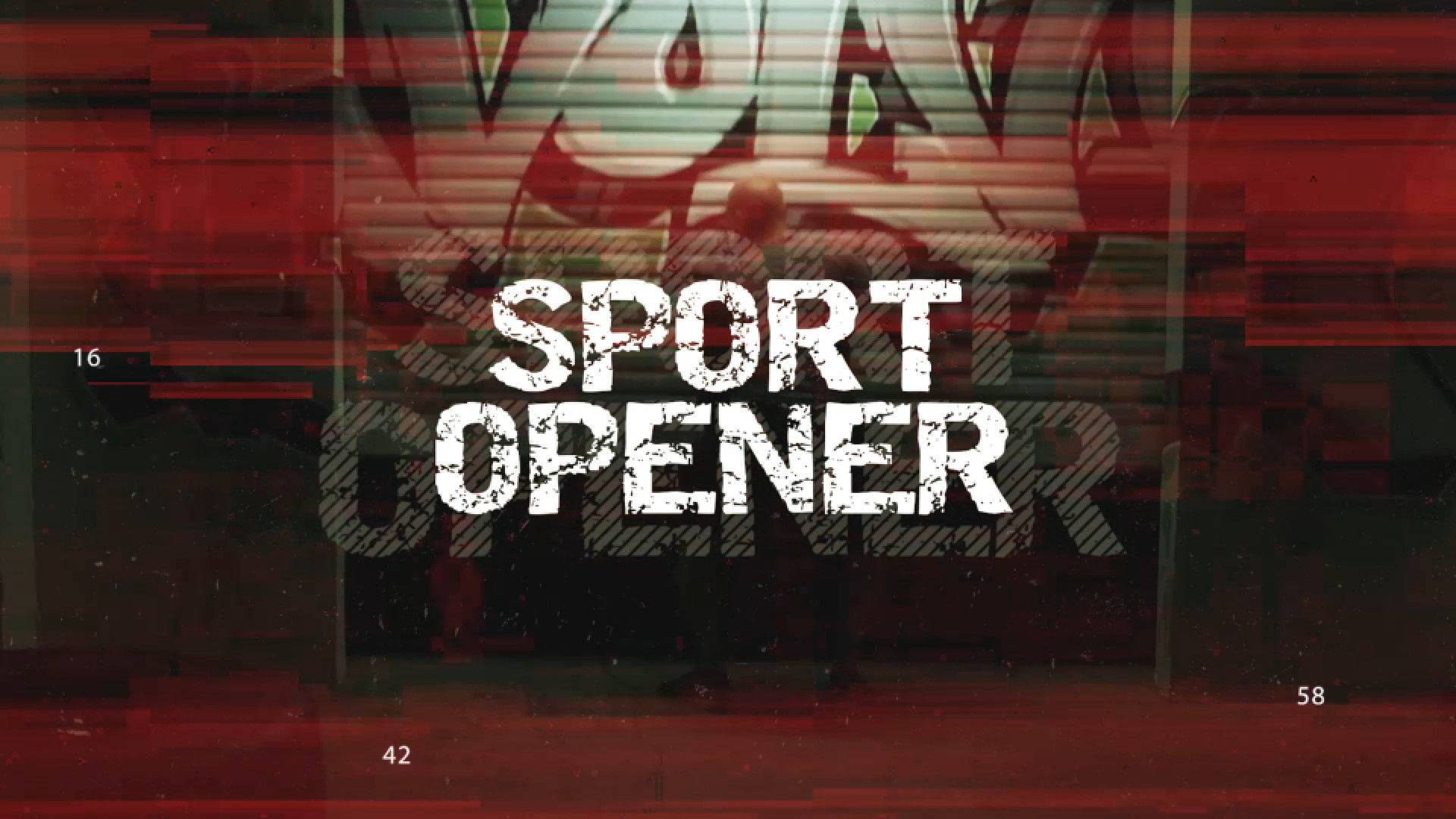 小故障效果标题动画素材库精选pr模板