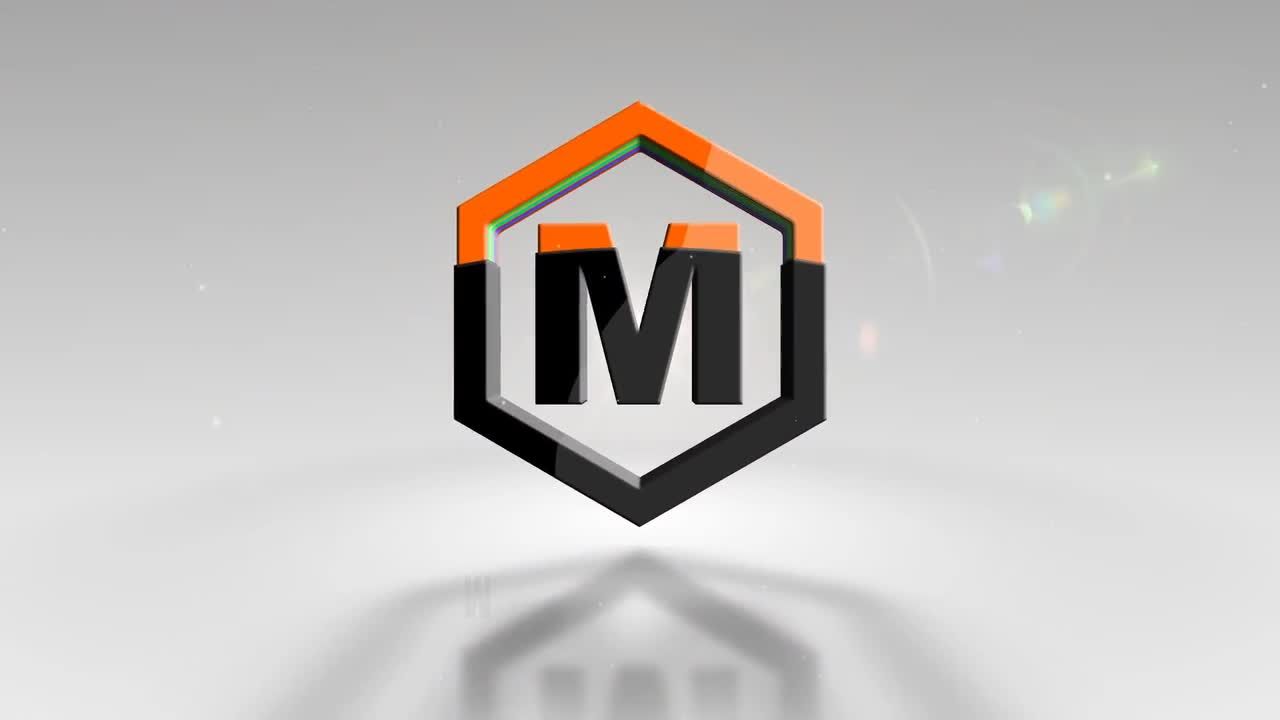 时尚专业动画级联徽标素材库精选AE模板