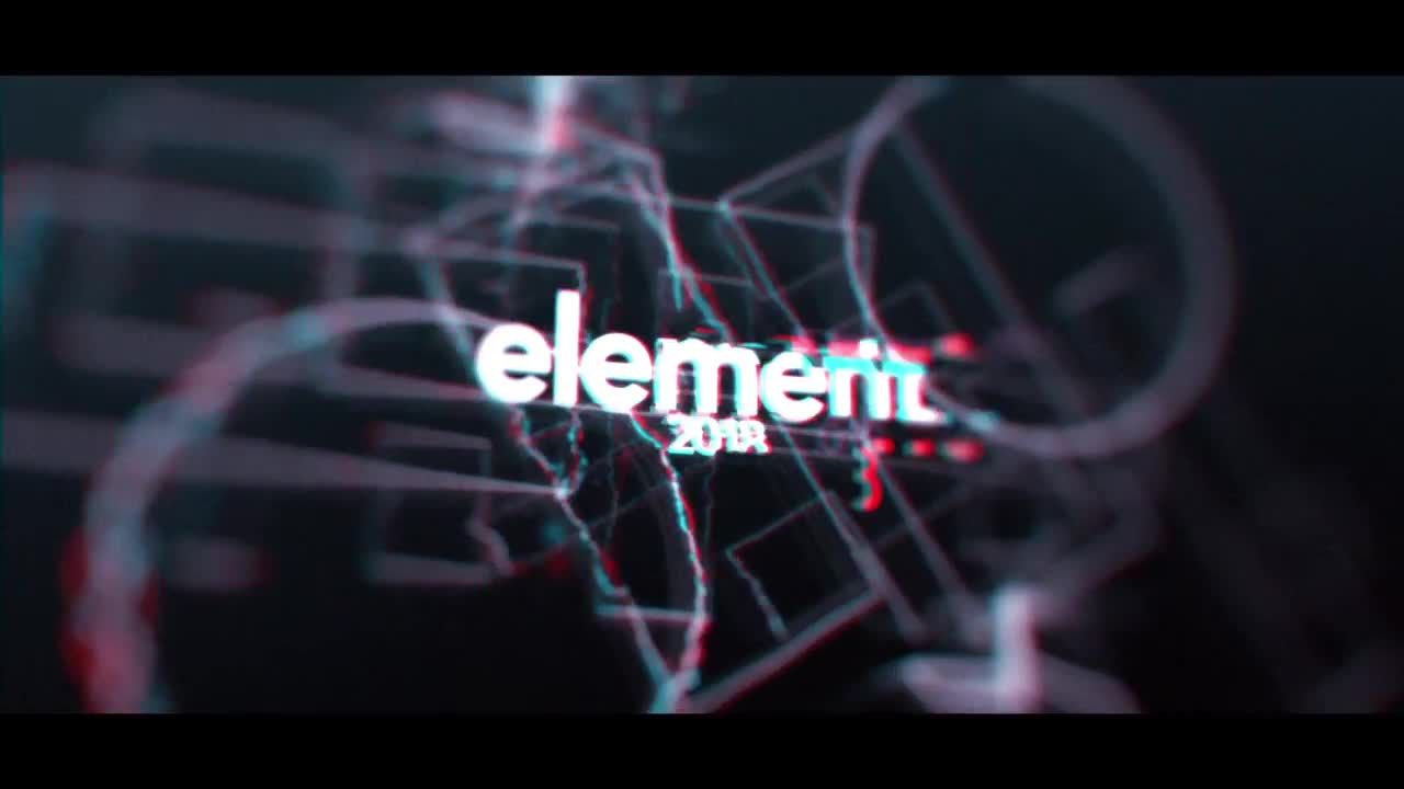 时髦的元素显示素材库精选AE模板