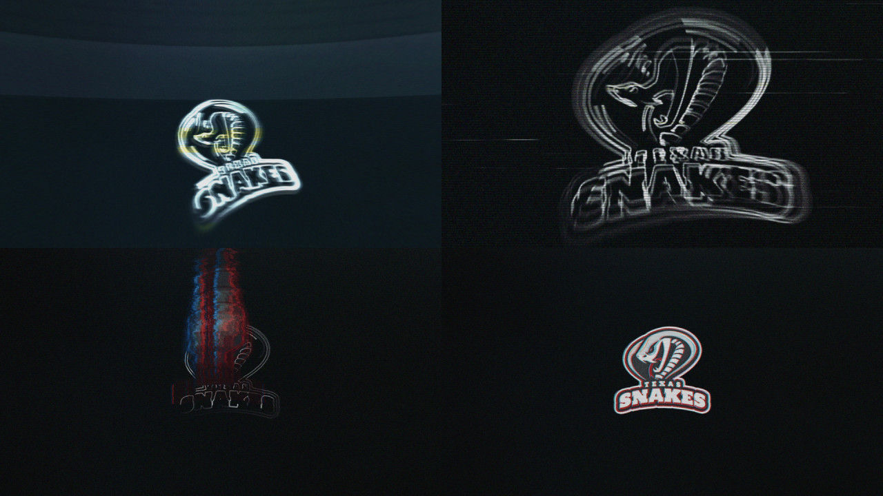 功能强大的毛刺标志显示素材库精选AE模板