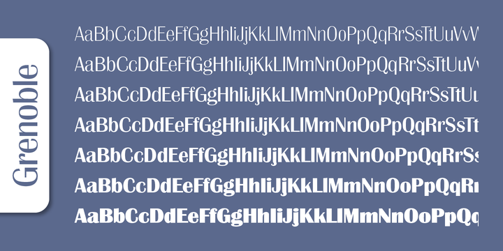 Grenoble Serial Font Family插图2