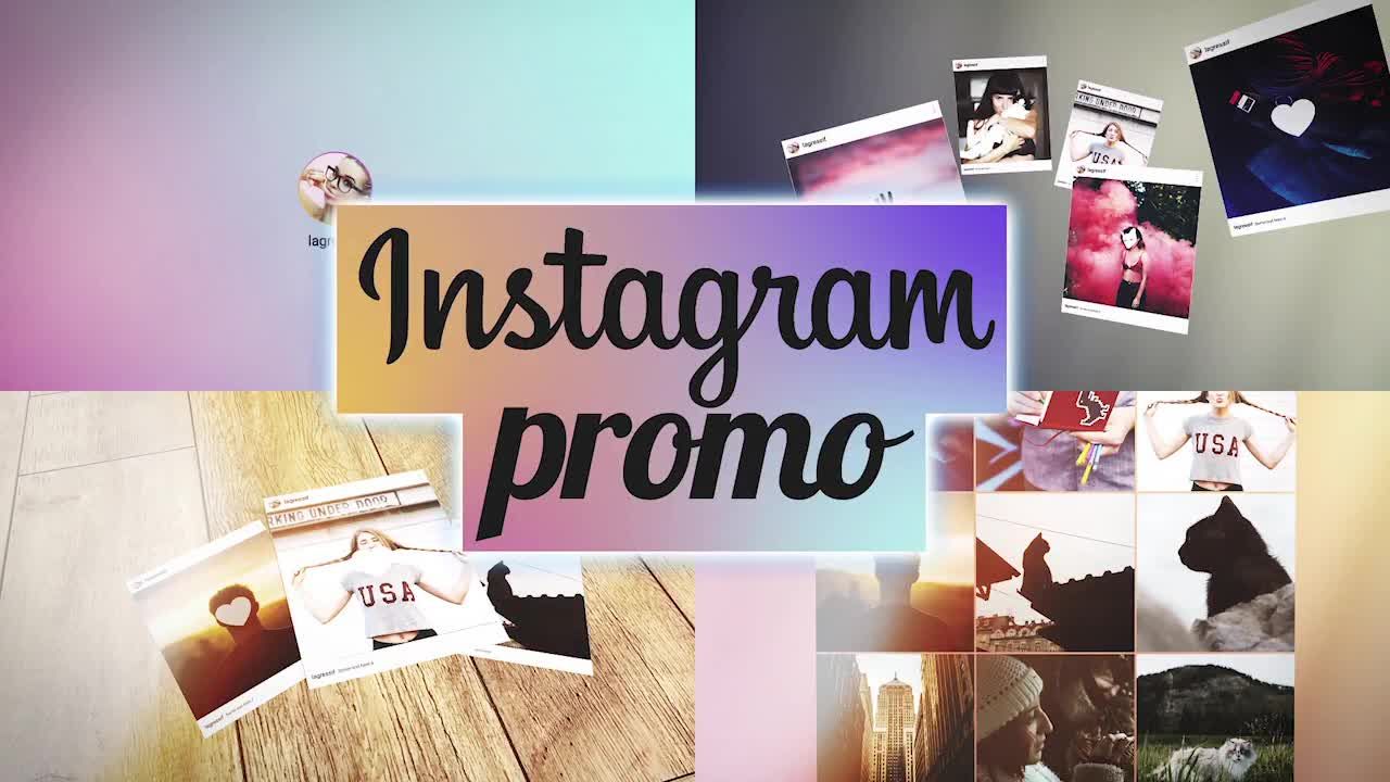 干净而专业的Instagram照片促销素材库精选AE模板