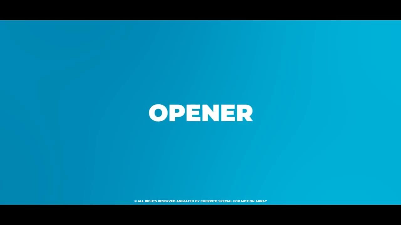 快速和充满活力的动画开场白Pr模板