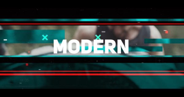 超动感体育运动节目开场动画素材库精选AE模板 Dynamic Action Opener