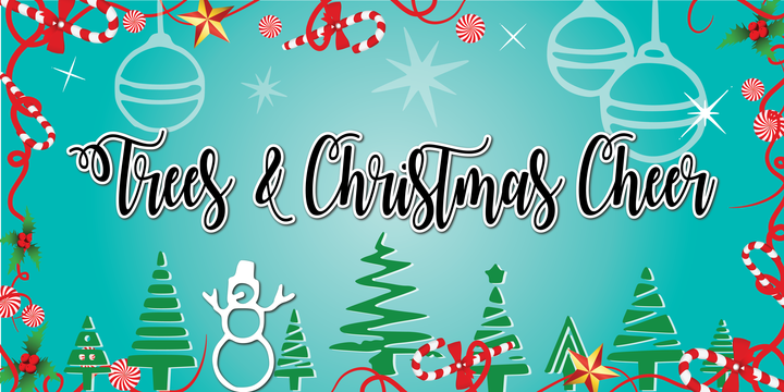 Christmas Flakes Font插图2