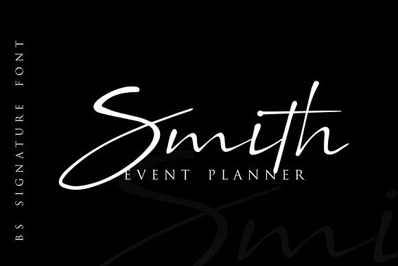 BS SIGNATURE Font插图2