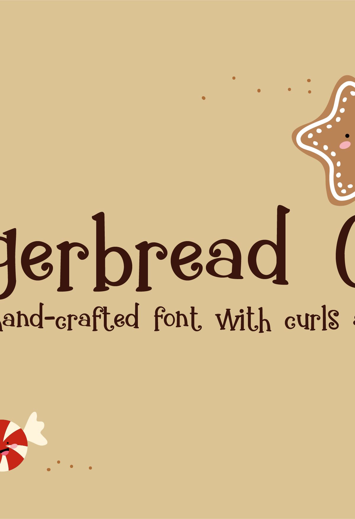 Fontbundles – ZP Gingerbread Cake素材之家精选英文字体