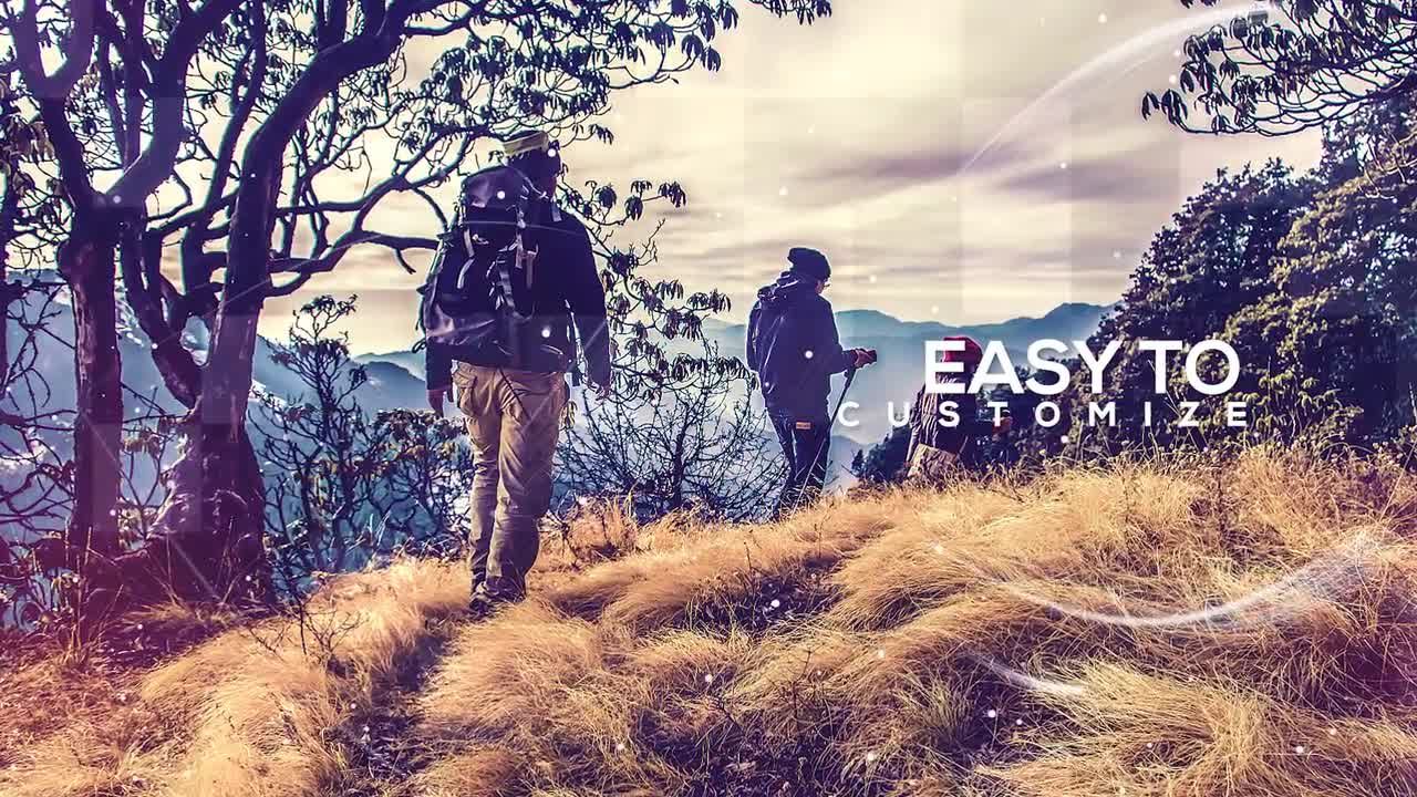 抽象幻灯片揭幕战素材库推荐PR模板