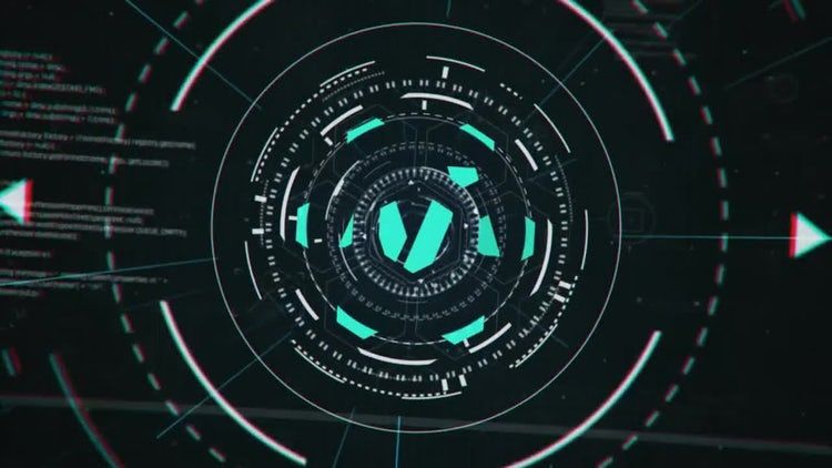 超现代的数字显示器徽标展示素材库精选AE模板