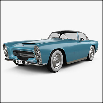 道奇Dodge Zeder Z-250 1953 素材之家精选3D模型