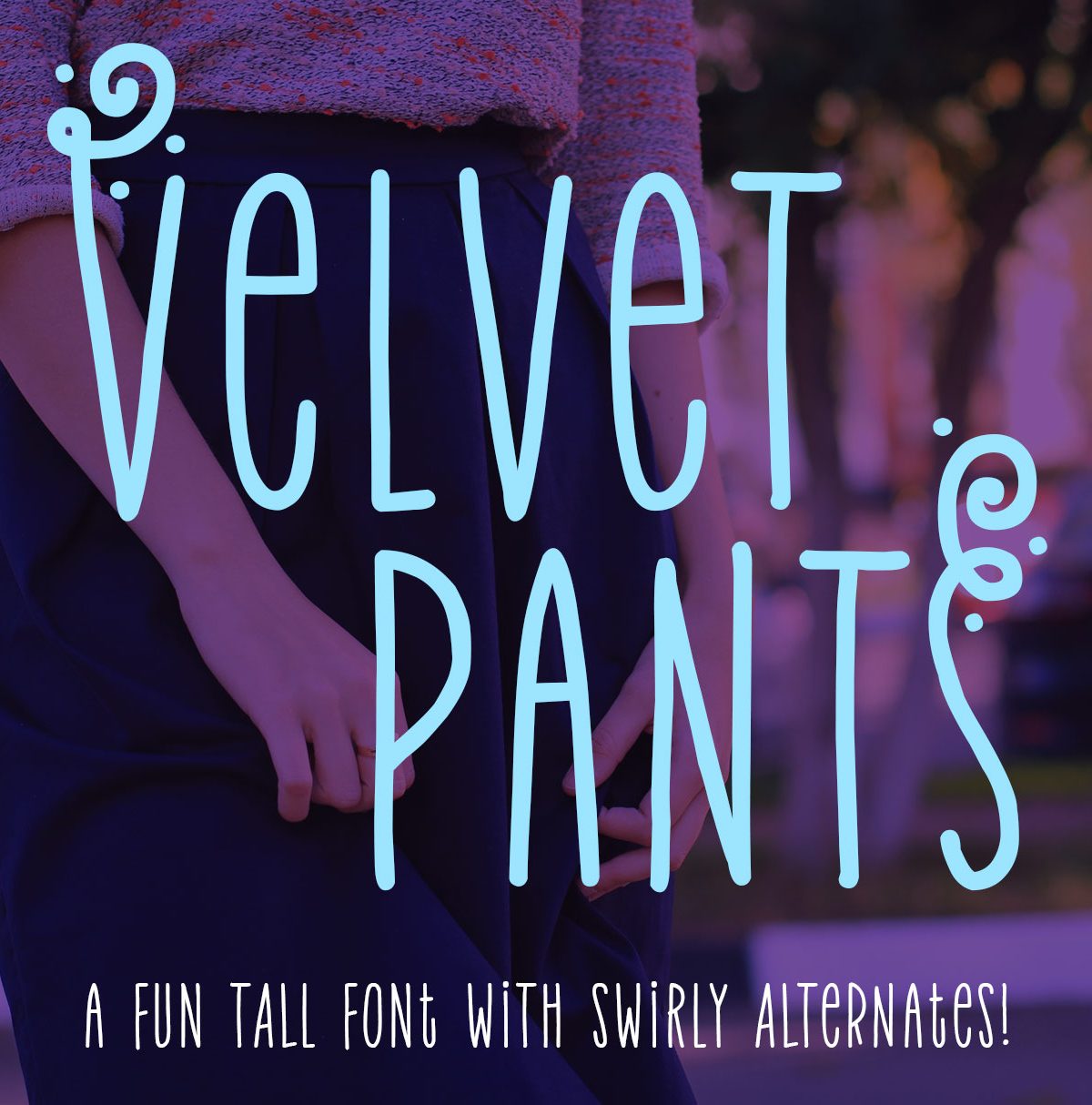 Fontbundles – Velvet Pants素材之家精选英文字体