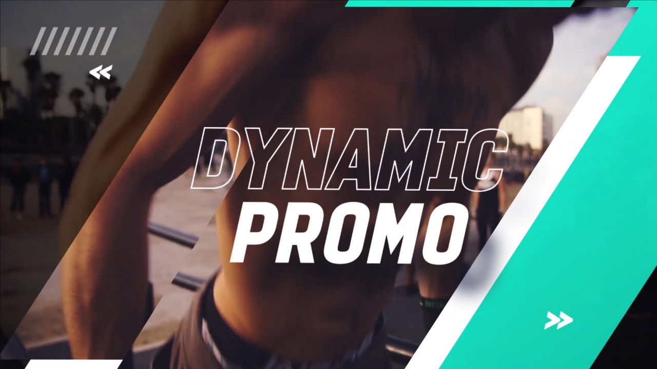 时尚场景和快速过渡的体育运动产品促销Pr模板