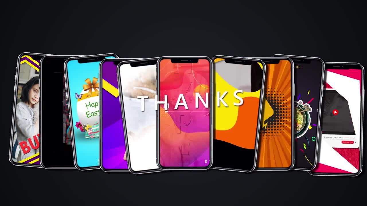 垂直竖屏现代动画素材库精选AE模板