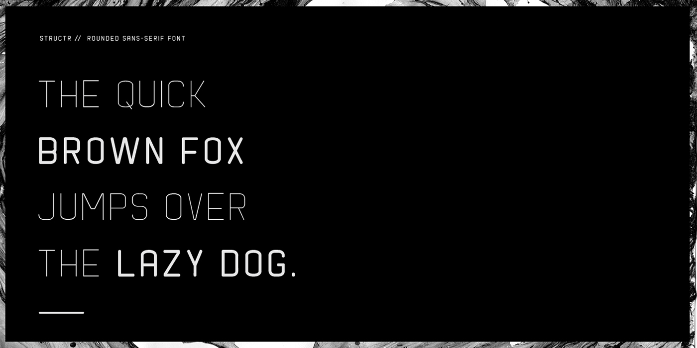 Structr Font Family插图4