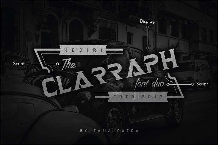 Clarraph Personal Use font插图1