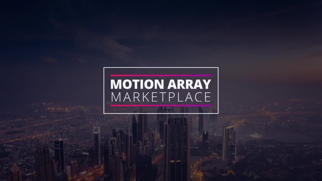 12个下三分之一广告彩色标题素材库精选AE模板