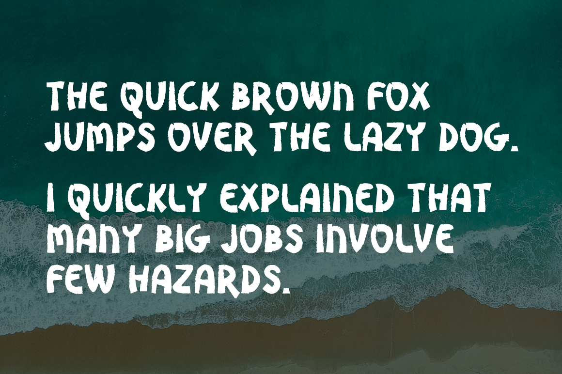 Oceanity Darker Regular Font插图3