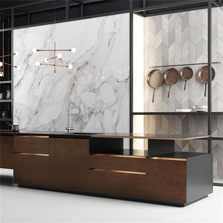 大理石纹理背景2018厨房及厨具用品素材之家精选3D模型