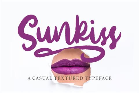 Sunkiss font素材之家精选英文字体