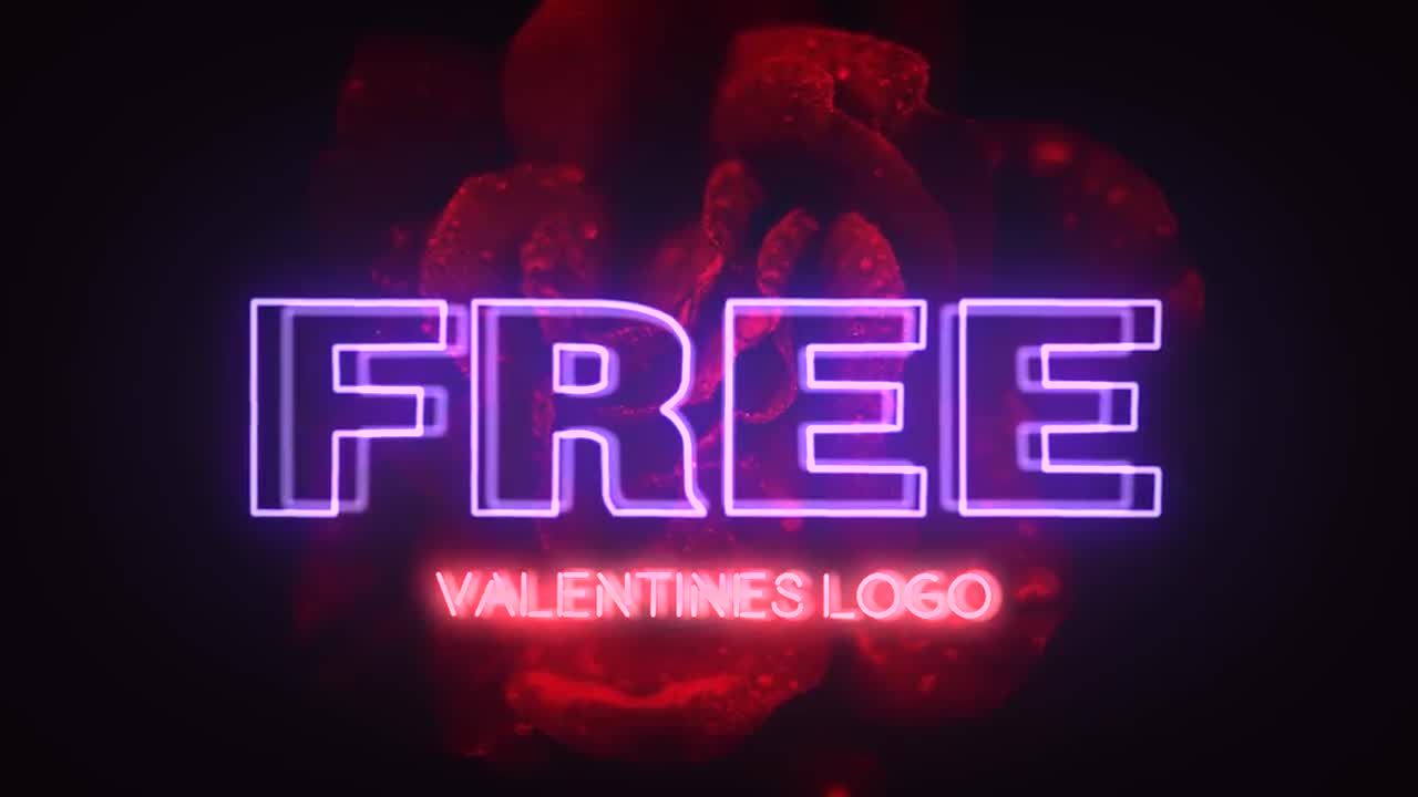 明亮活力漂亮的霓虹灯标志素材库精选AE模板