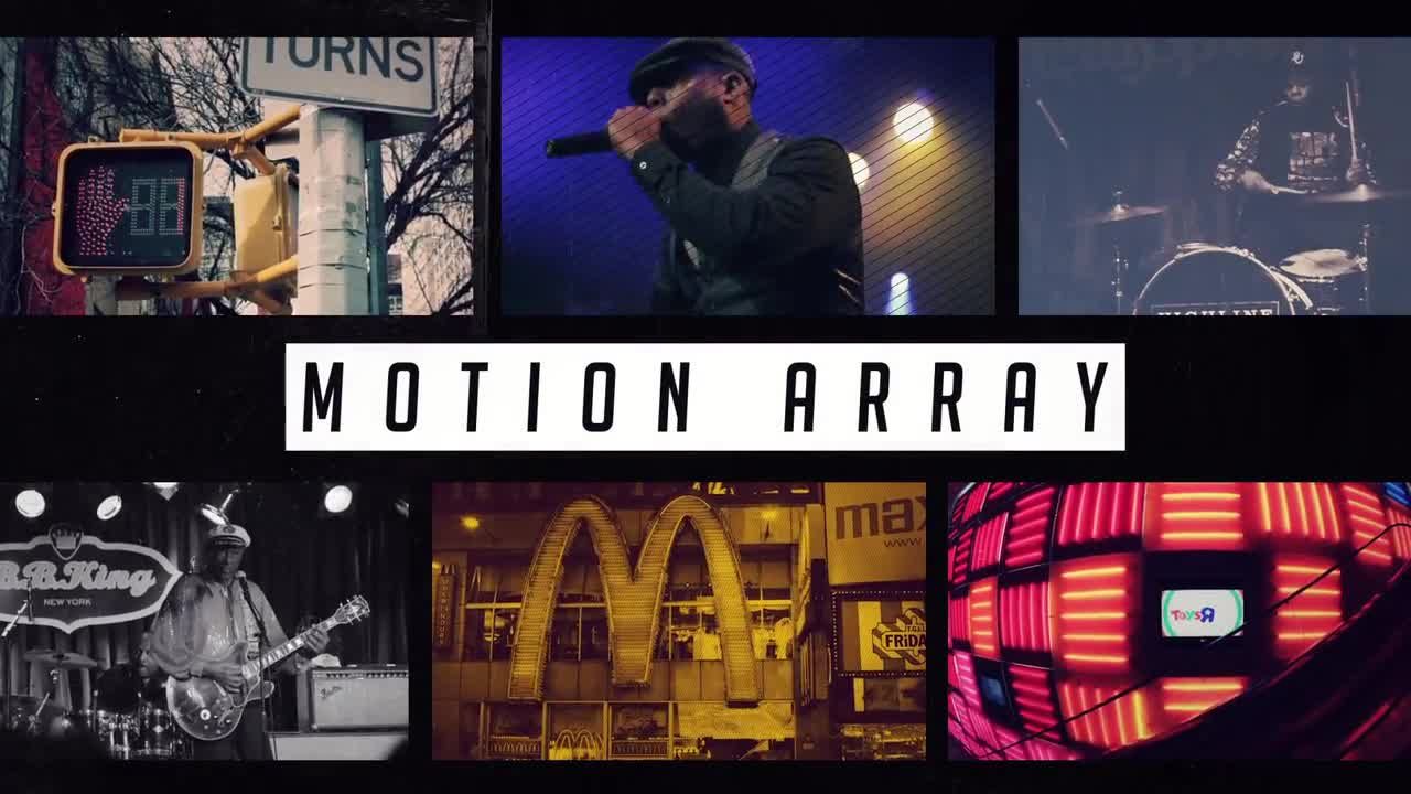 色彩缤纷低调创意文本动画素材库精选AE模板