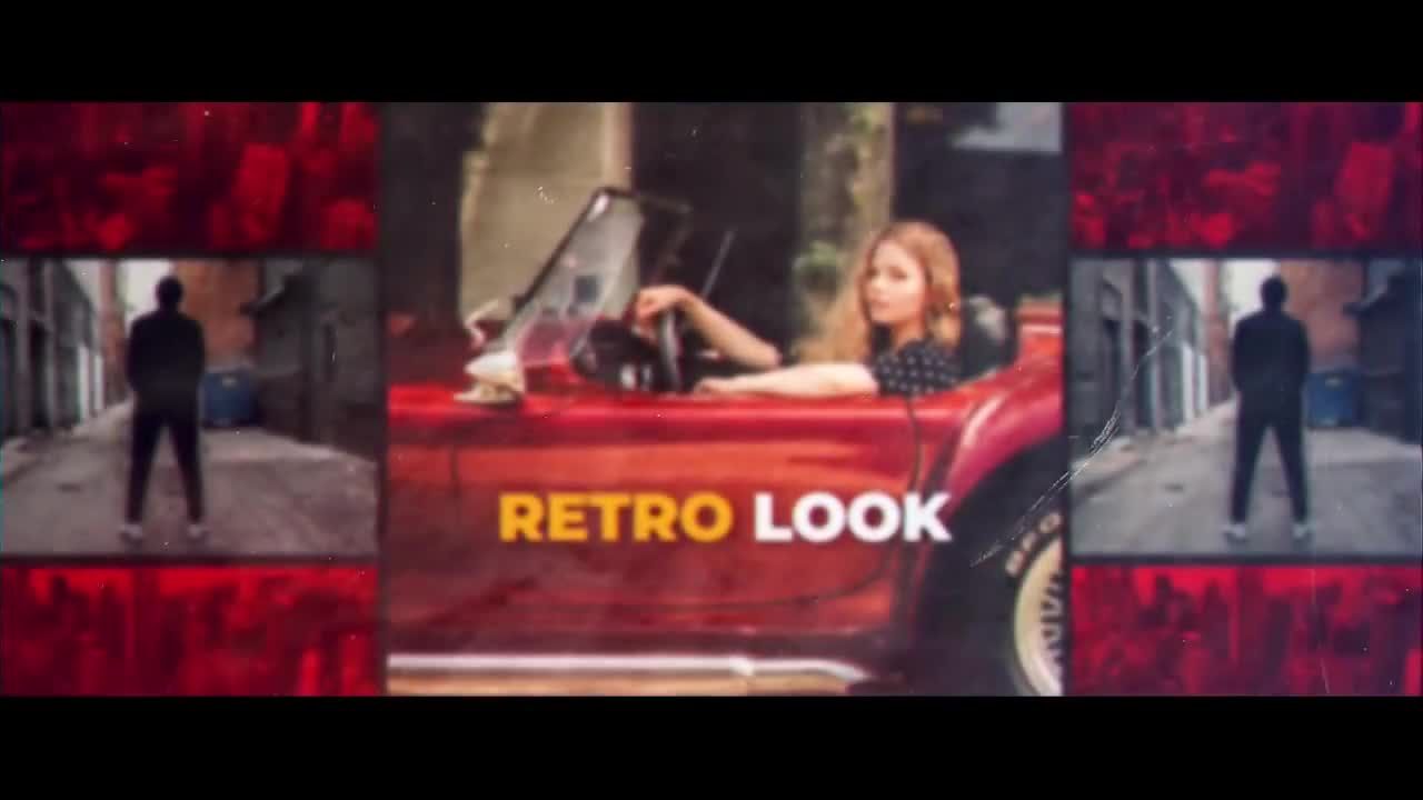 快速且时尚的都市复古风格片头过渡素材库精选AE模板Urban Retro